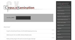 Desktop Screenshot of crossexamination.info